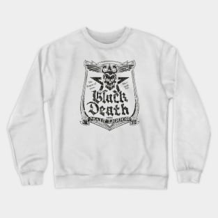 Black Death Malt Liquor 70s Black - VINTAGE RETRO STYLE Crewneck Sweatshirt